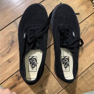 Vans Black Low-Top Sneakers